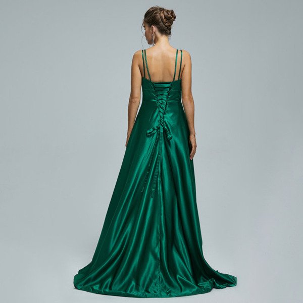 emerald wedding guest dress 1426-001