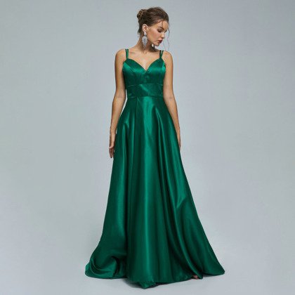 emerald wedding guest dress 1426-005