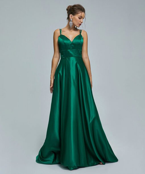 emerald wedding guest dress 1426-005