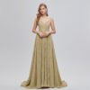 gold wedding guest dress 1424-002