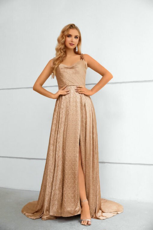 high slit gown 1429-002