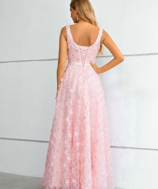 3d flower prom dress 1436-001