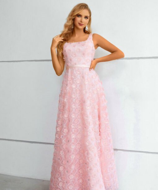 3d flower prom dress 1436-002