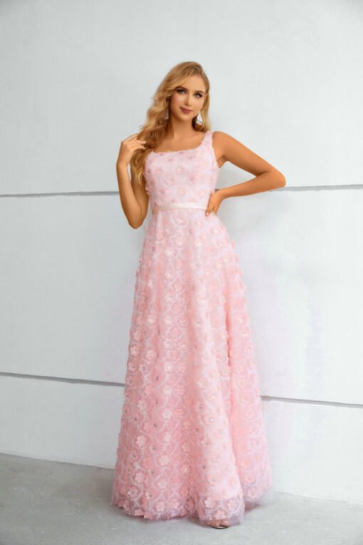 3d flower prom dress 1436-002
