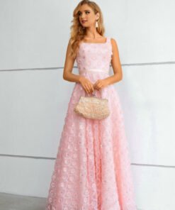 3d flower prom dress 1436-004