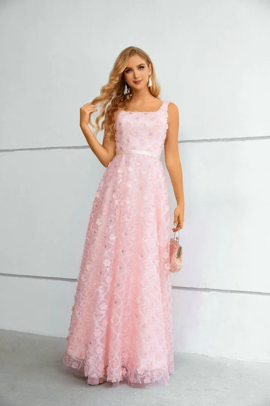3d flower prom dress 1436-006