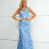 blue mother of the bride dress 1433-003