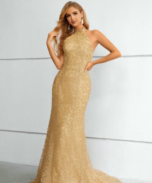 gold mother of the bride dresses 1439-002