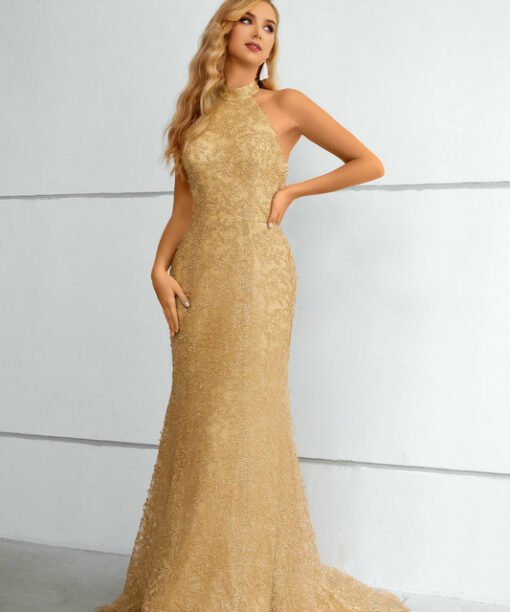 gold mother of the bride dresses 1439-003