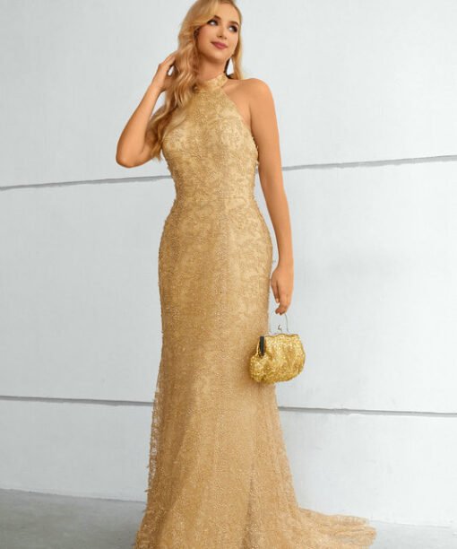 gold mother of the bride dresses 1439-005
