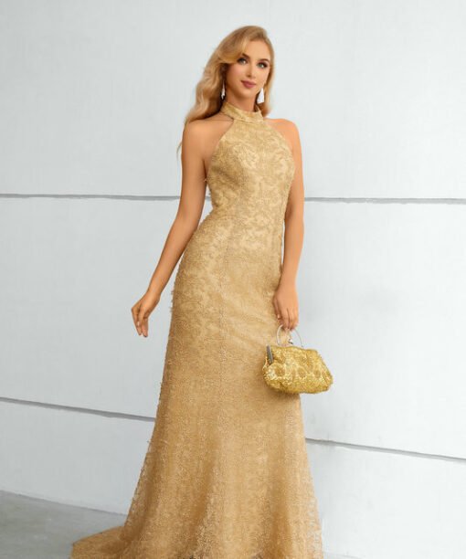 gold mother of the bride dresses 1439-006