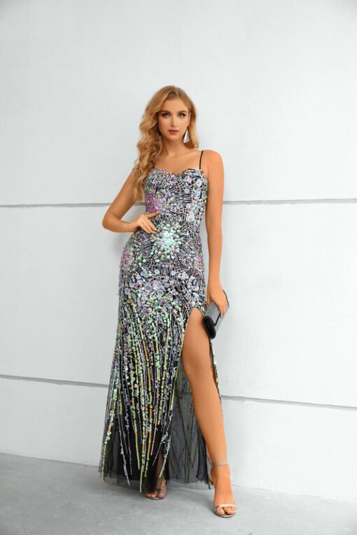 mermaid wedding guest dress 1434-004