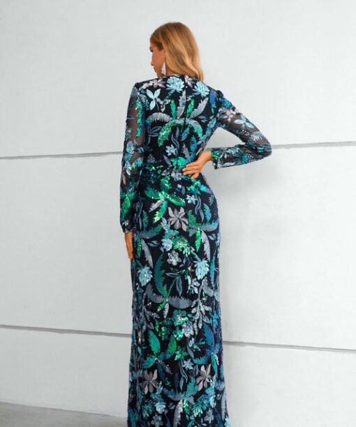 high slit formal dress 1442-001