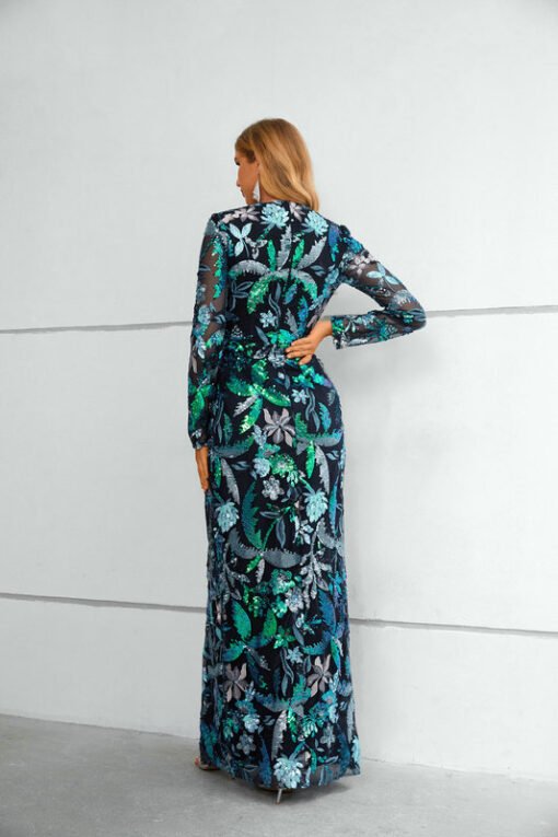 high slit formal dress 1442-001