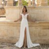 chiffon wedding dress 1449-002