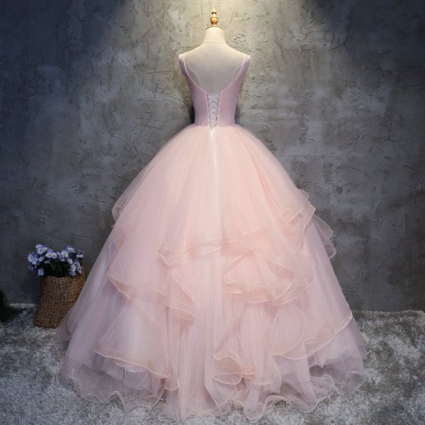 light pink quinceanera dress 1444-006
