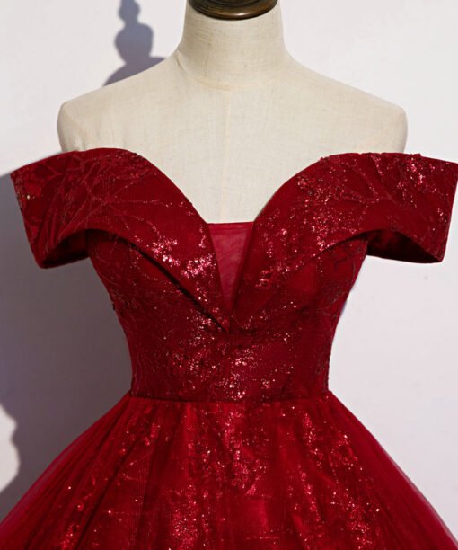 red quinceanera dress 1445-003