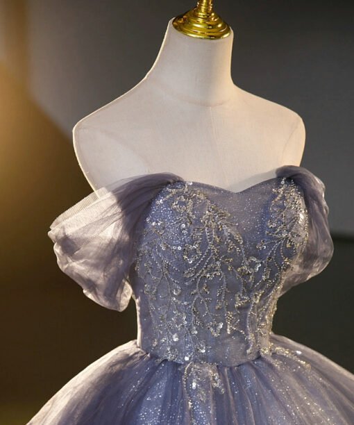 blue princess ball gown 1455-07