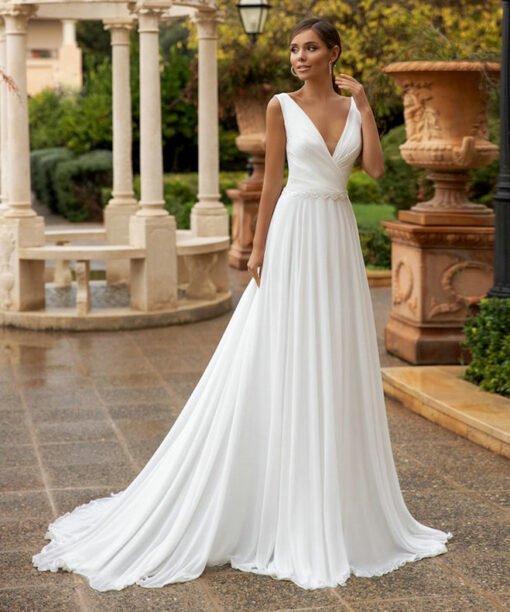 chiffon wedding dresses 1459-002