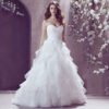 ruffled wedding dress 1460-002