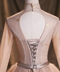 dusky pink ball gown 1472-05