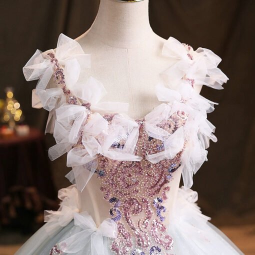 pink and blue quinceanera dress 1469-04