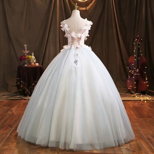 pink and blue quinceanera dress 1469-05