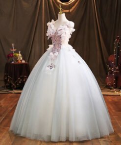 pink and blue quinceanera dress 1469-07