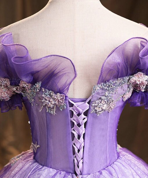 purple sweet sixteen dresses 1467-02