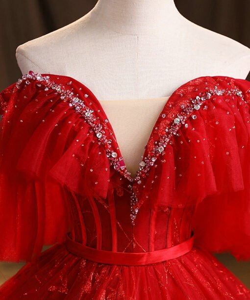 red quinceanera dresses 1464-03