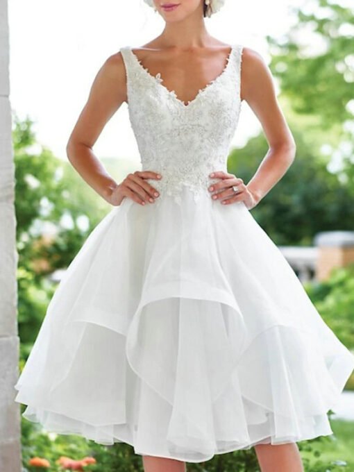 short wedding gown 1474-001