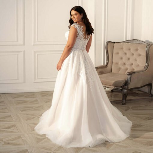 sweetheart neckline wedding dress 1482-001