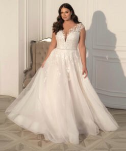 sweetheart neckline wedding dress 1482-003