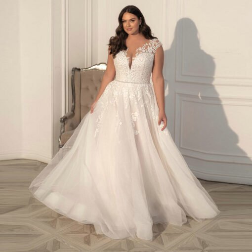 sweetheart neckline wedding dress 1482-003