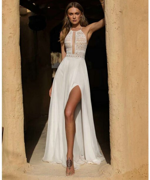 halter wedding dress 1488-001