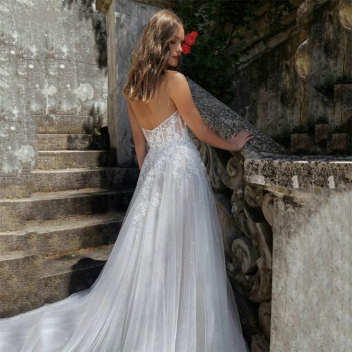 tulle wedding dress 1496-001