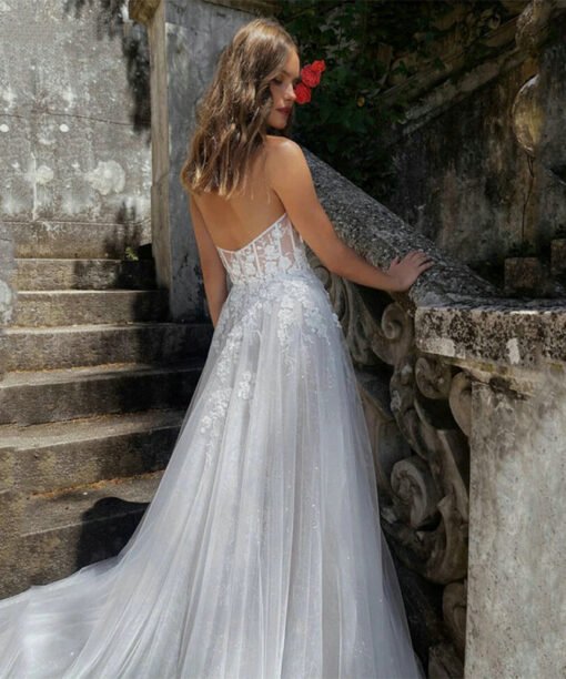 tulle wedding dress 1496-001