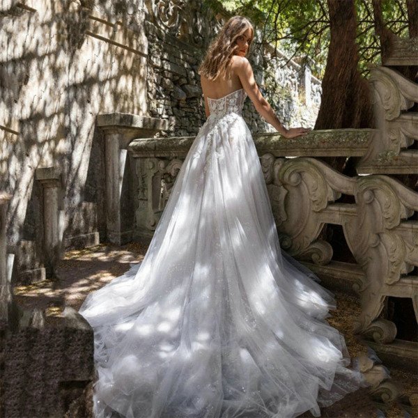 tulle wedding dress 1496-004