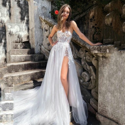 tulle wedding dress 1496-005