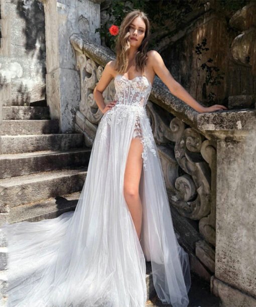 tulle wedding dress 1496-005