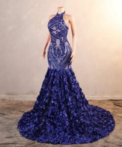 halter evening dress 1504-005