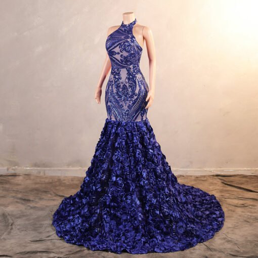halter evening dress 1504-005