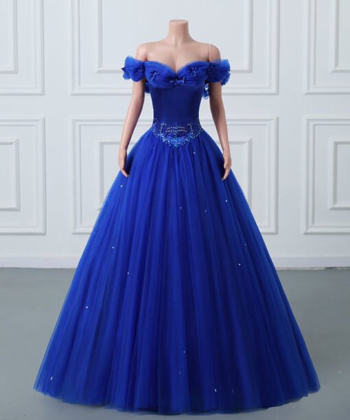 royal blue prom dress 1503-003