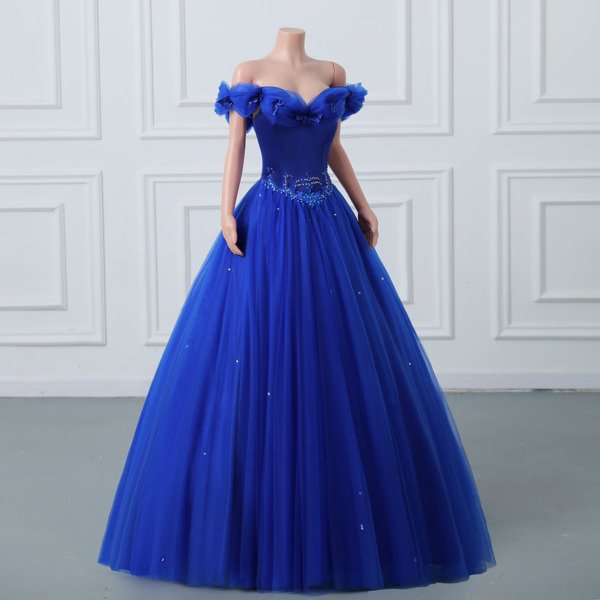 royal blue prom dress 1503-007