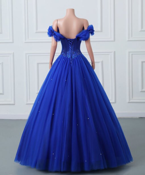 royal blue prom dress 1503-008