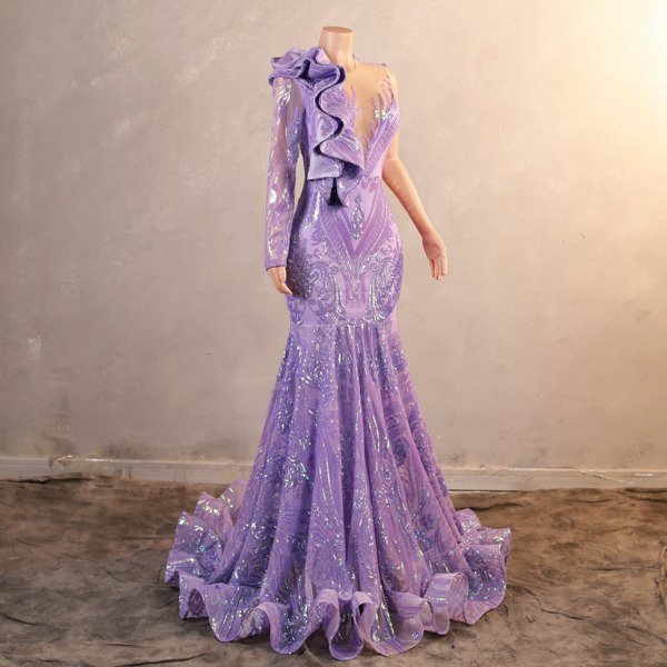 sequin evening gown 1505-013