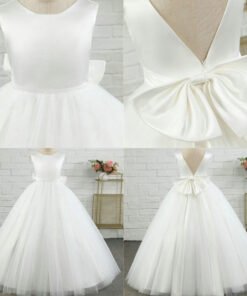 blush pink flower girl dress 1540-004