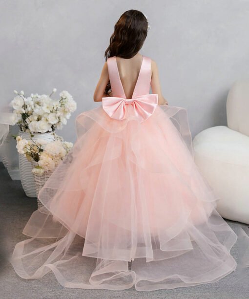 blush pink flower girl dress 1563-001