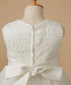 flower girl dress white 1567-005