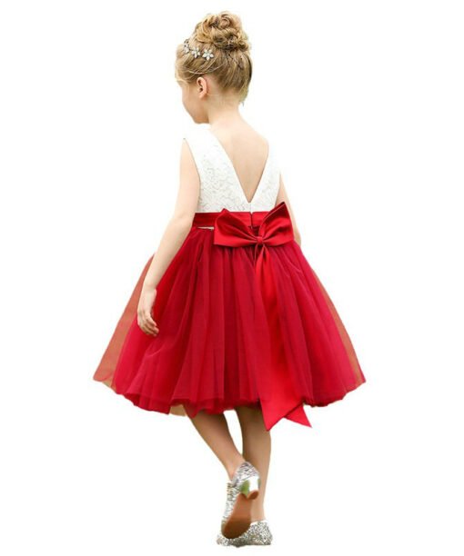 white and red flower girl dresses 1558001